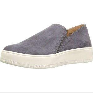 Steve Madden Zayna Gray Suede Sneakers Womens 8.5